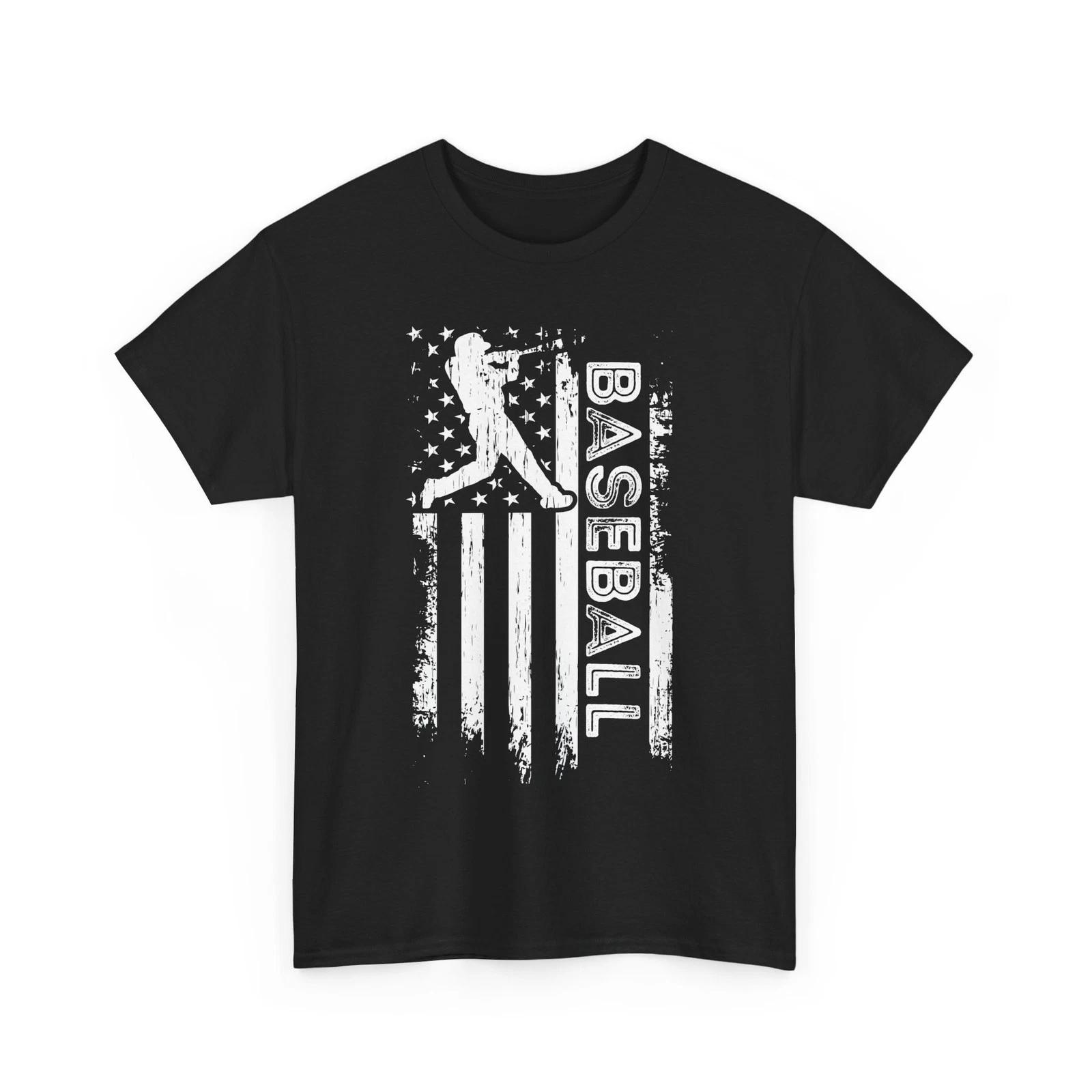 Baseball Player USA Flag Shirt, Baseball Sports Lovers Women Men T shirt 4XL