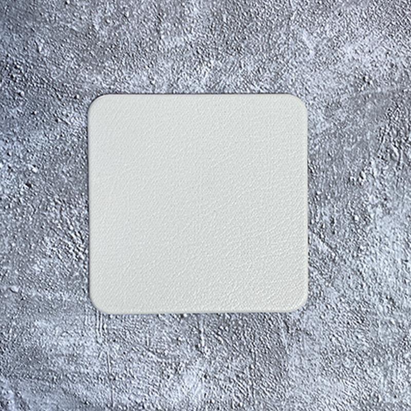 Square Imitation Leather Cup Mat Home Coaster Waterproof Oil Resistant Non-slip Pad Heat-insulating Tea Coffee Mug Drinks Holder