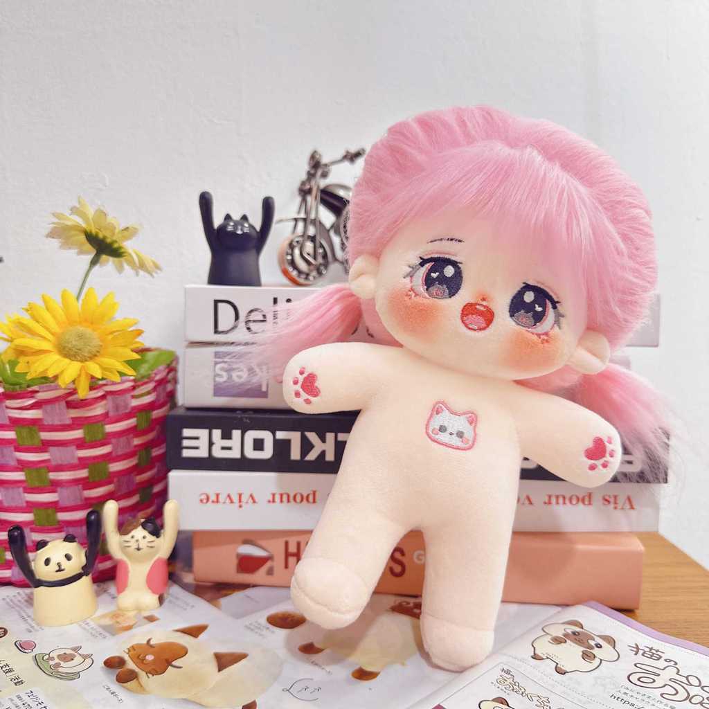 Cotton Stuffed Doll With Removable Clothes For Kids And Adults Collectible Plush Toy Gift