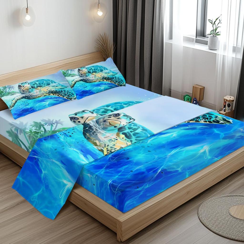 Bohemian Pink Pattern Sheet Four-Piece Bedding Set Bedroom Dormitory Bedding Decoration