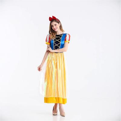 Halloween Cosplay Classic Fairy Tale Snow White Dress Game Uniform Play