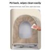 Soft Plush Fabric U-shaped Toilet Seat Toilet Seat Cover Zipper Installation