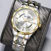 MEGIR Top Brand Luxury Watches for Men Stainless Steel Quartz Wrist Watch Luminous Waterproof Business Clock Reloj Hombre 1093