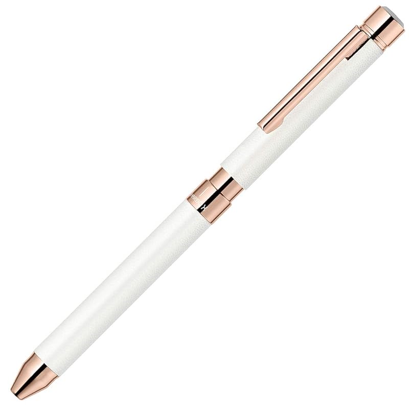 

zebra multifunction pen Shabo X SL6 leather white SB36-LW