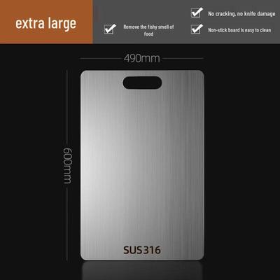 Wu Tuo 316 Stainless Steel Double-Sided Cutting Board