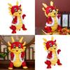 2024 Dragon Year Plush Toy Tang Costume Dragon Zodiac Doll With Custom Logo Good Luck Mascot