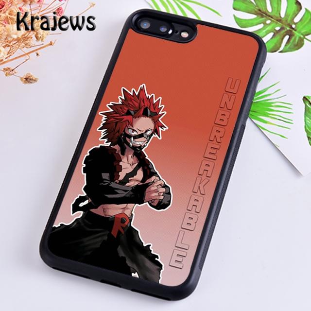 Krajews kirishima eijirou My Hero Academia Handyhülle für iPhone 14 5 6s 7 8 plus X XR XS 11 12 13 pro max Samsung S21 S22 ultra
