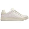 Coach High Line Synthetic Leather Printed Round Toe Lace-Up Low-Top Sneakers Women Sneakers Gray White CCN67-OFW