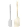 Silicone Spatula Adjustable Scraper with Ergonomic Grip Double-Sided Arc Design Heat Resistant Food Grade Silicone Baking Tool Kitchen Utensils
