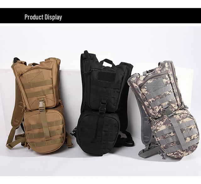 Military Tactical Hydration Pack: Waterproof Backpack for Hiking, Camping, and Cycling.