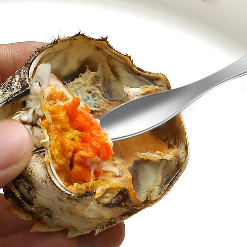 4 Pcs Seafood Tool Set Crab Shrimp Fruit Pliers Fork Spoon Set Nut Walnut Lobster Crab Cracker Tools Kitchen Accessories