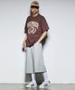 PHILIPPAKER [2Pack] Bermuda Giant One-Pleat Sweatshirt Crotch-Length Pants 2Pack