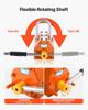 Magnetic Lid Lifter Dolly, 600 kg Pulling Capacity, Steel Dolly with Heavy Duty Magnet Lift and 2 Wheels, Adjustable Handle, N42 Neodymium, Foldable
