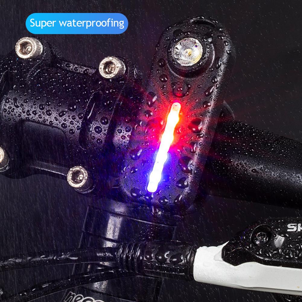 1Pc LED Red Blue Shoulder Bicycle Light with Clip USB Charging Flashing Warning Safety Flashlight Torch Bike Warn Lantern Light