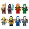 Ninja Hero Police Firefighter Minifigure Building Blocks Set, City World Educational Puzzle Bricks Toy for Boys Girls