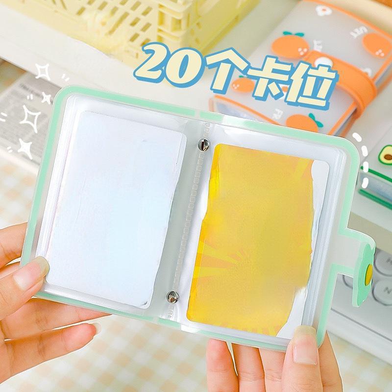 Mini fotoalbum 20 kapes 3 palce PVC držák na fotokarty ženy ID pořadač na kreditní karty stolní doplňky organizér
