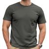 Fashion Europe, America, summer solid color round neck short sleeve pure cotton casual sports simple T-shirt top