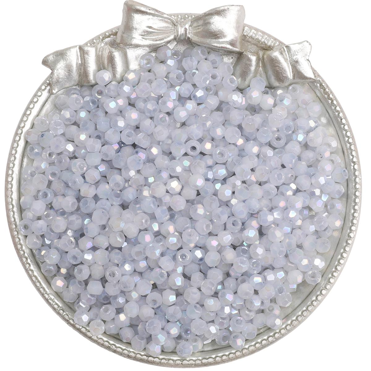 

150 шт. Стеклянные бусины Шарм Чешские бусины Цвет Облачный туман Разделительные бусины-семена Для аксессуаров для изготовления ювелирных изделий светло-серый