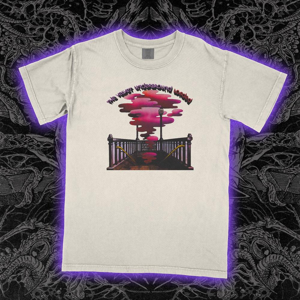 

Velvet Underground T-Shirt Vintage Rock Band Banana Graphic Tee Lou Reed Unisex XL