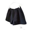 Plus Size Woolen Thick Bootcut Shorts for Women - Elastic, Warm, Autumn/Winter