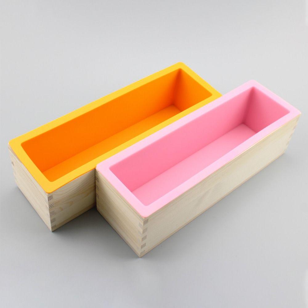 Wooden Box Soap Making Mold Rectangular Shape Soap Box Toast Mold  Kitchen Bakeware