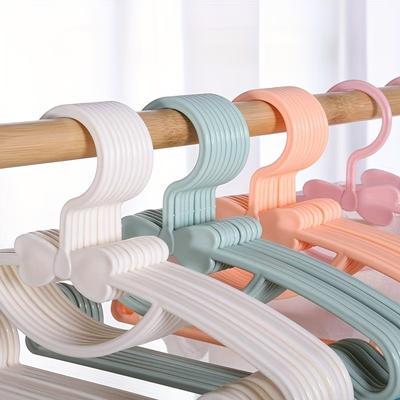10-50PCS Childrens Clothing Hangers Two Use Wet Dry Durable Perfect for Shower Decor and Gift Hanging Wet Dry