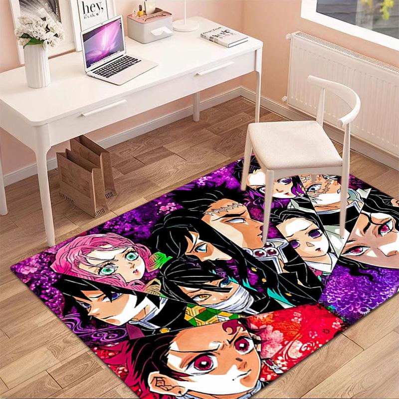 Japanese manga artist Koyoharu Gotouge's Demon Slayer carpet is suitable for living room and bedroom doormats office balcony decorative rugs H9