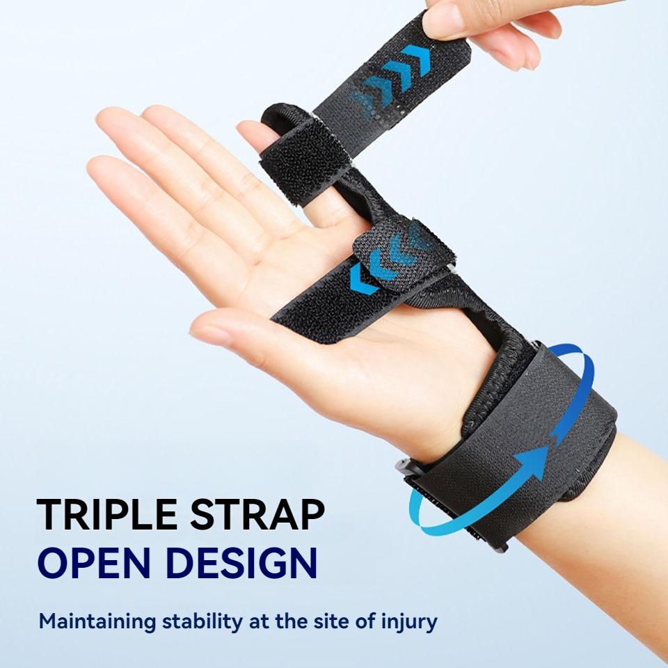 1Pcs Wrist Support with Steel Plate for Thumb Little Finger Index Finger Immobilization Compression Straps Tendon Sheath Fixation