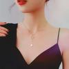 Korean 18K Gold Titanium Steel Women's Clavicle Necklace - Versatile, High-End, Non-Fading Temperament Choker.