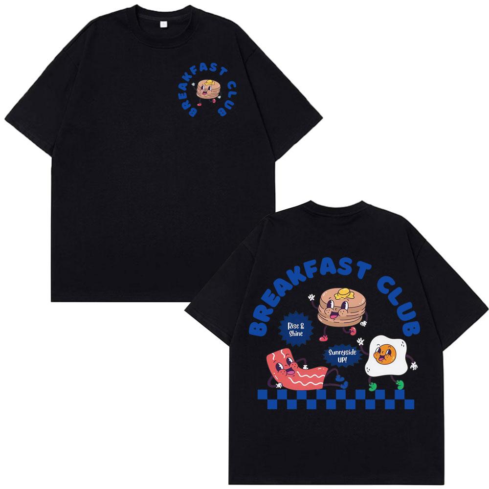 

Funny Breakfast Club Vintage Graphic Tees Summer Shortsleeved Cotton Fashion Loose Tshirt Unisex Women Trendy Tshirts 2XL