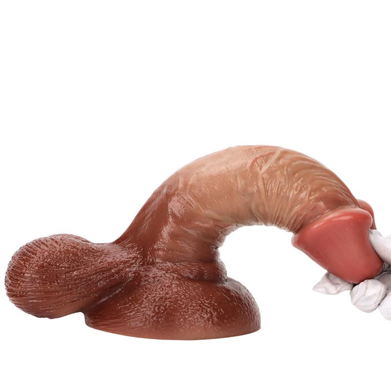 Żeński 4 typ płynnego silikonu Super miękkie Dildo Bardzo gruby imitacja Dildo Urządzenie do masturbacji Produkty dla dorosłych