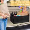 Organisateur de coffre de voiture pliable, boîte de rangement pliable multi-compartiments, antidérapant, imperméable, tissu Oxford 600D, boîte de rangement automatique de grande capacité