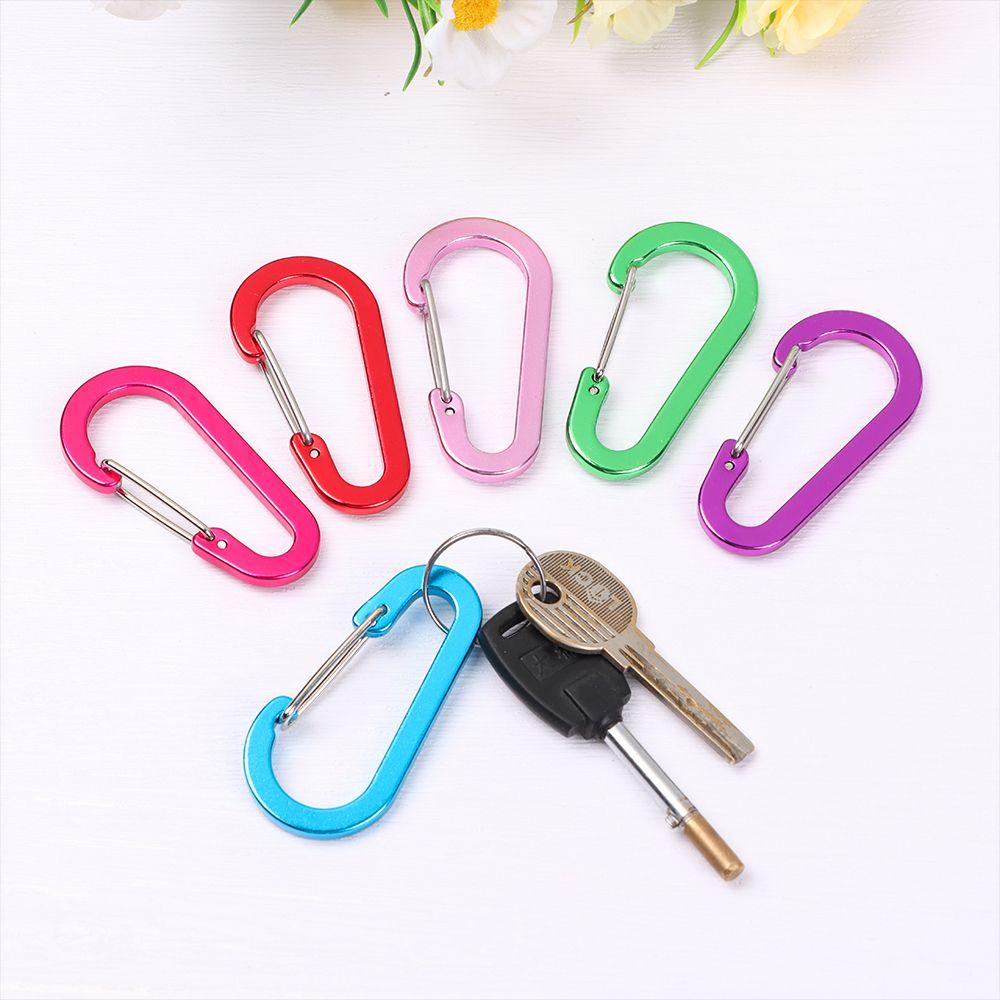 Hook Multi Tool Keychain Clips Fishing Small Carabiner Camping Lock Buckle Climbing Snap Clip