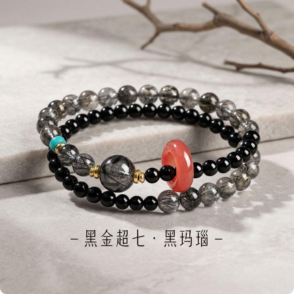 Putuo Mountain Yellow Crystal Bracelet for Women, Yellow Crystal Bracelet for Girlfriend, Wife, Valentine's Day, Birthday Gift