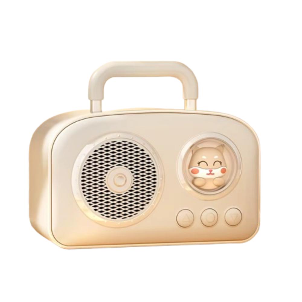 USB Interface Mini Retro Bluetooth Speaker Rich Bass Wireless Speaker Portable Speaker Student Use