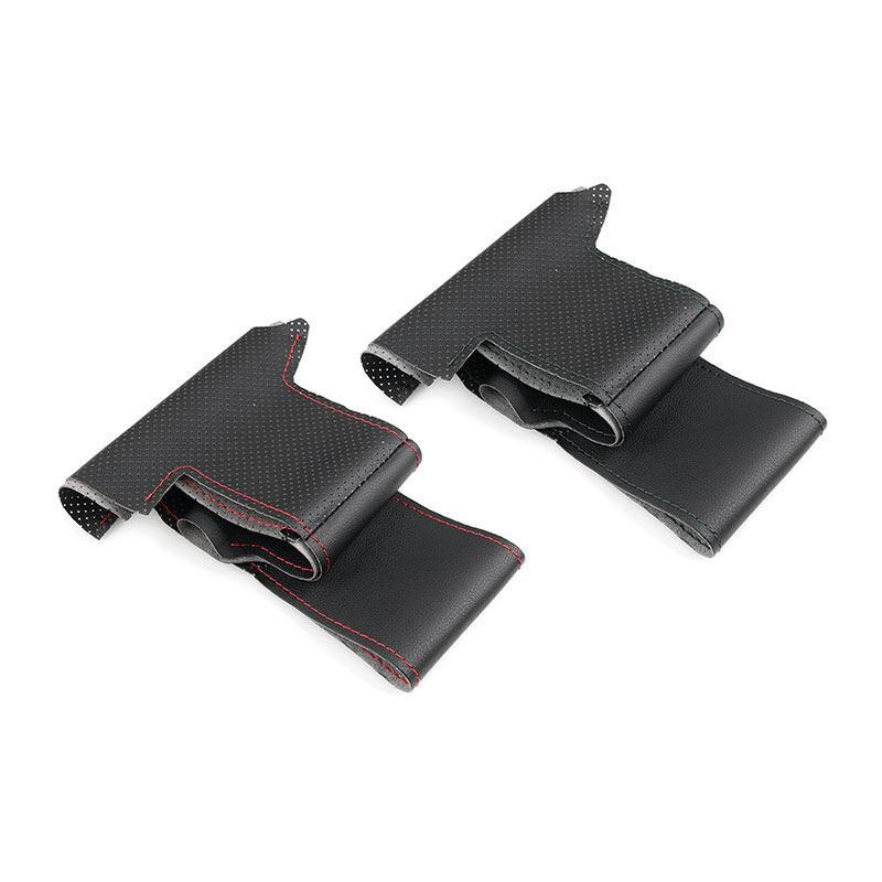 Car Accessories Steering Wheel Cover Microfiber Leather Trim For Opel Corsa C 2000-2006 Combo C 2001-2011 Barina Tigra 2005 2006