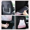 Universal Car Cartoon Animal Bear Bunny Backseat Protector Kick Mat Seat Back Cover Waterproof Leather Anti-Kick Pad For Kids