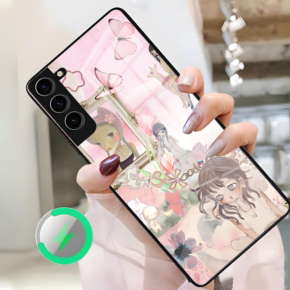 

Bleach Zaraki Kenpachi Phone Case For Samsung S26 Ultra S25 Edge S23 S22 S21 S20 Ultra Plus S24 Fe A25 Magnetic Glass Cover Samsung S25 Plus