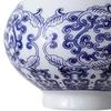Chinese Blue and White Porcelain Bottle Flowers Arrangement