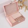 Convenient Jewelry Box Spacious Jewelry Holder Double Layer Jewelry Organizers