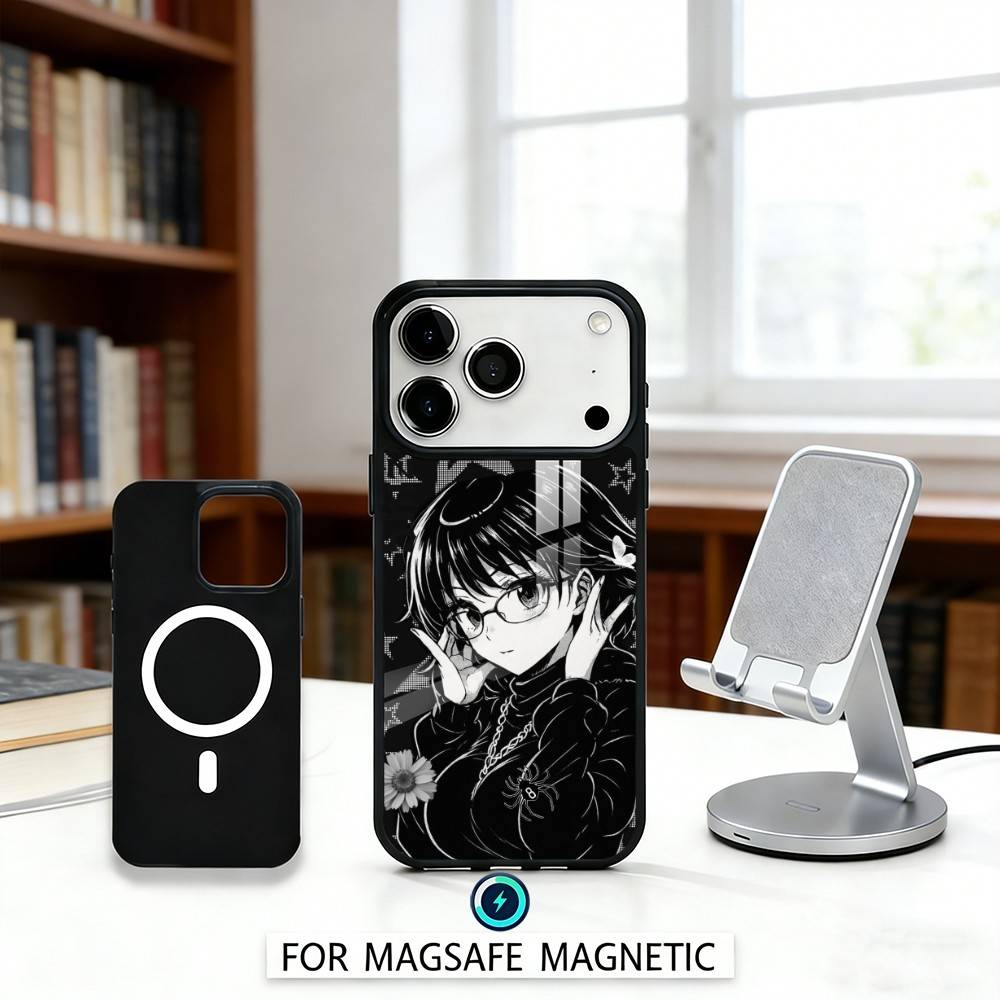 

S-Shizuku H-Hunter M-Murasaki Phone Case For iPhone 17,16,15,14,13,12,Pro,Max For Magsafe Magnetic Wireless Charging iPhone13PROMAX