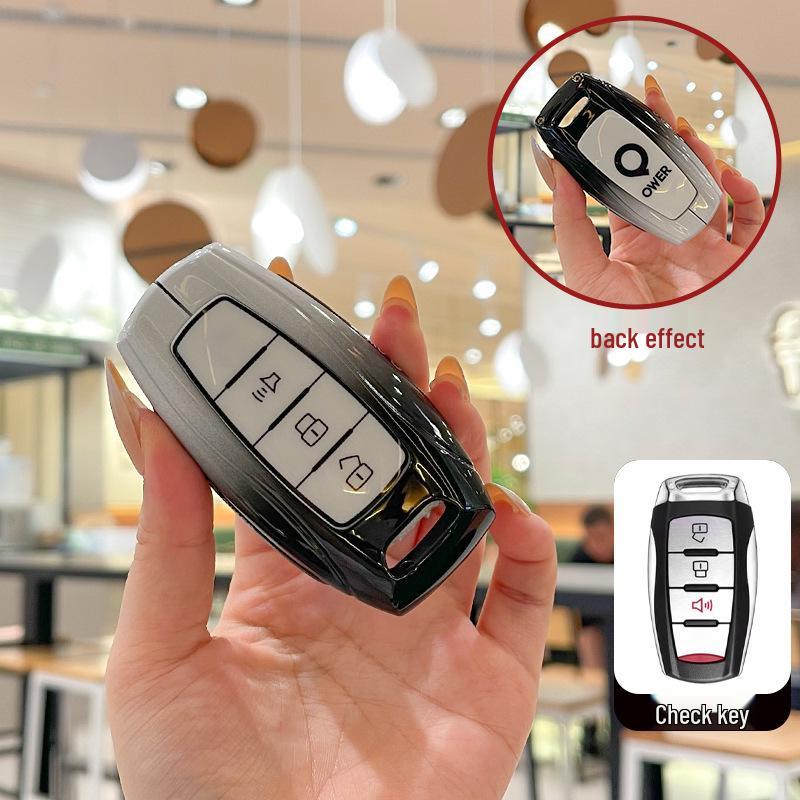High-Grade Metal Key Case for 2020-2024 Great Wall Po Off-road Vehicles