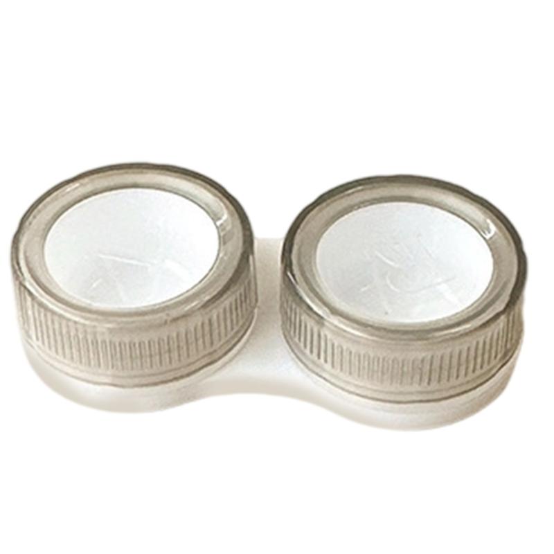 Double Layer Contact Lenses Storage Box With Secure Seal Lightweight ABS Storage Box For Outdoor Travel
