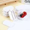 3Pcs Miniature Dollhouse Lunch Box Doll House Kitchen Food Decor Accessories Dollhouse Scene Toys