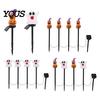 Waterproof Garden Stakes Halloween Solar Pumpkin Light, Ghost Stake Decorative Porch Lights LED Pathway Light for Yard Patio Lawn Decor Autumn