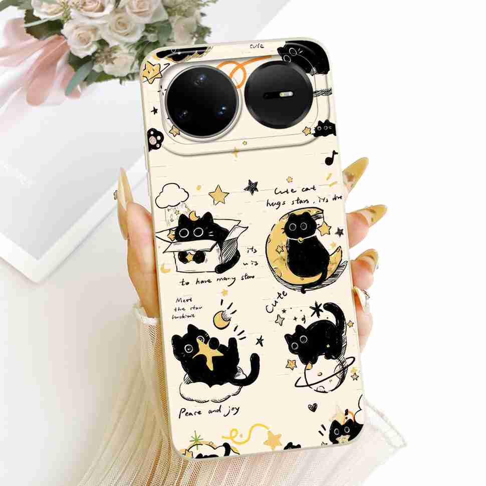 For Huawei nova 15 Pro 5G KLE-AL00U Case Fashion Colorful Cartoon Silicone Cover For Huawei Nova 15Pro 5G 6.84" Bumper Casing