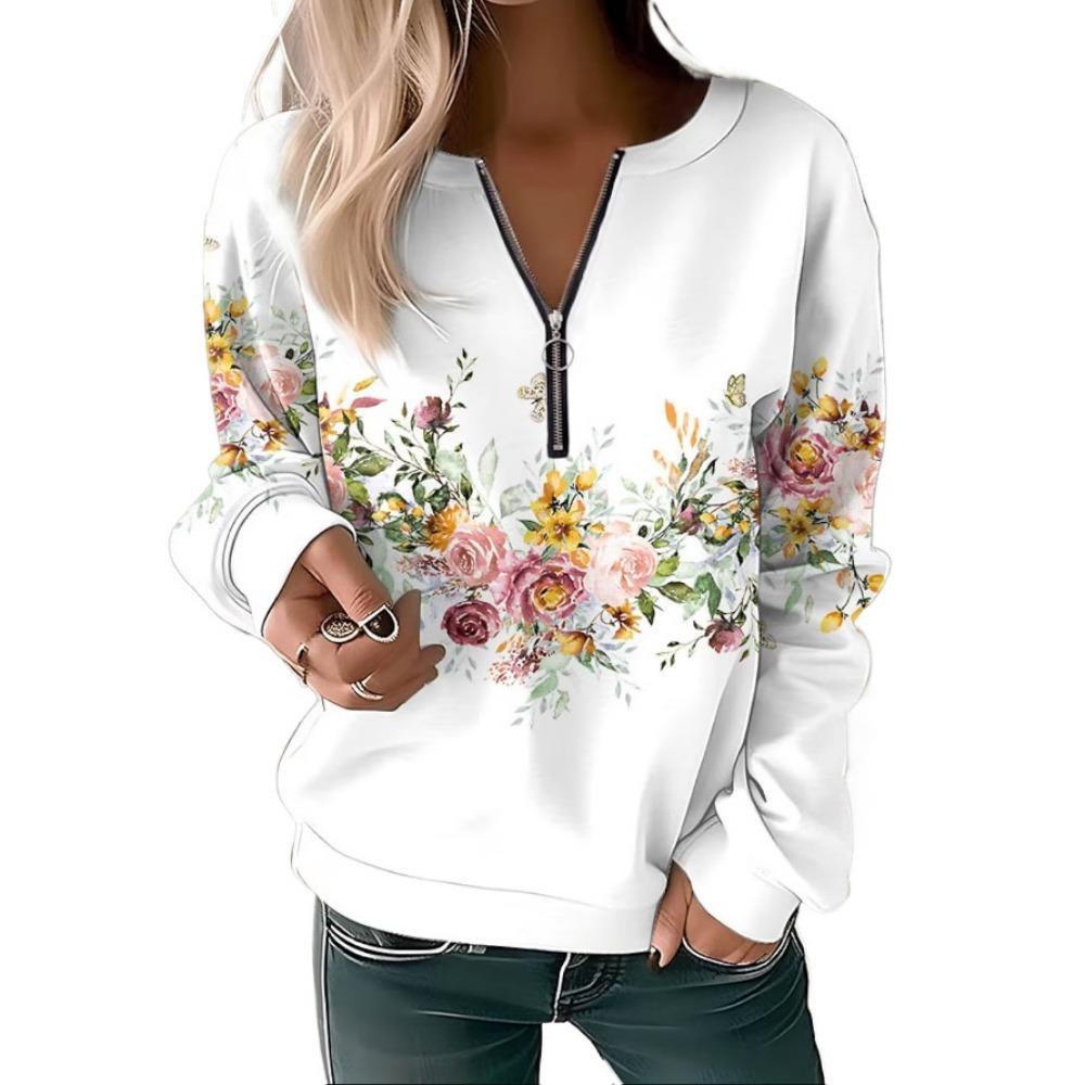 GMXIA Women's Fashion Casual Spring Autumn Plaid Print Long Sleeve V-Neck Blouses & Shirts