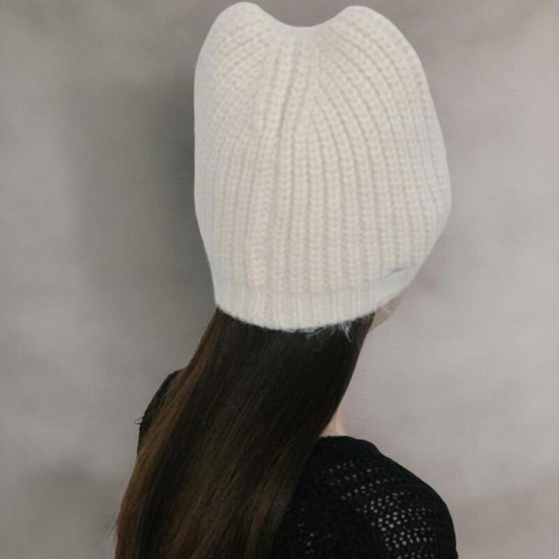 Women's Cat Beanie Hat Knit Style Hat
