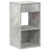 VidaXL Bedside Table with Drawer Concrete Grey 35x34x66.5 Cm, Side Table, Nightstand, Side Table for the 858719