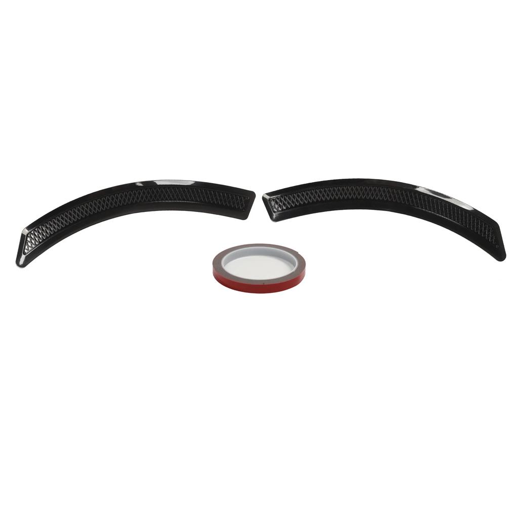 2 Stück Auto Rad Augenbrauenleiste 41,5 cm Universal Anti-Kollision Radlaufleiste Verkleidung Schutz Aufkleber Schwarz